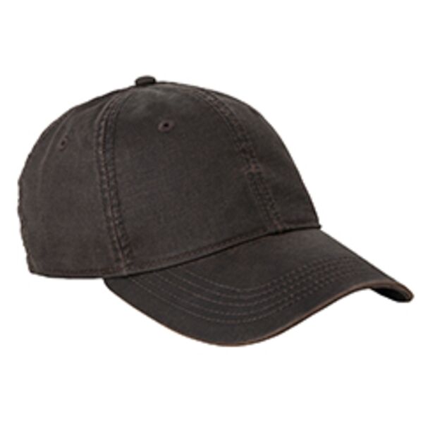 Landmark Unstructured Low-Profile Waxy Canvas Hat Thumbnail